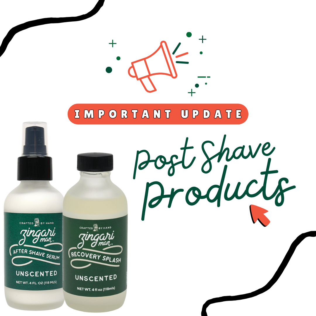 Post-Shave Product Updates! - Zingari Man
